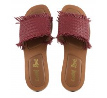 Leather woven mule sandal F0817888-0264 Scontate